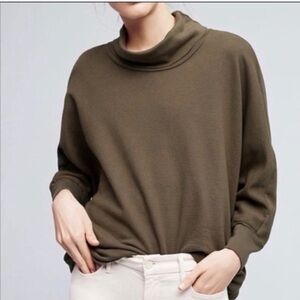 Stateside Olive Green Cowl Neck Sweater